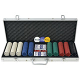 Pokerset Met 1000 Chips Aluminium