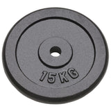 Halterschijven 2 St 2X15 Kg Gietijzer