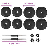 Halterset 20 Kg 14-Delig