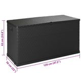 Tuinbox 120X56X63 Cm Polypropeen Rattan Kleurig