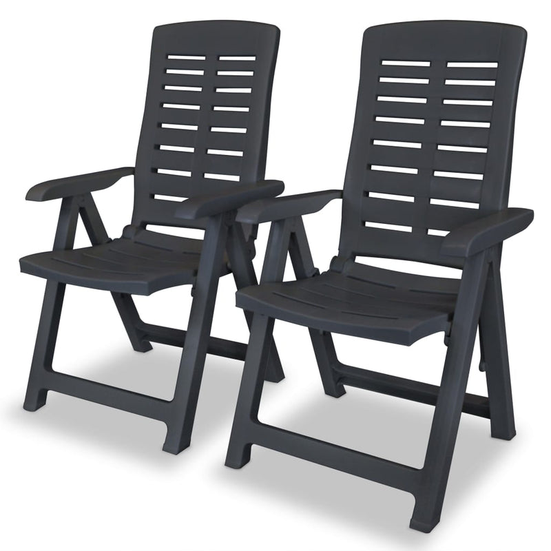 Tuinstoelen Verstelbaar Kunststof Kleurig