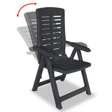 Tuinstoelen Verstelbaar Kunststof Kleurig