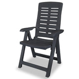Tuinstoelen Verstelbaar Kunststof Kleurig