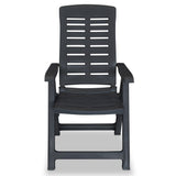Tuinstoelen Verstelbaar Kunststof Kleurig