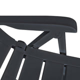Tuinstoelen Verstelbaar Kunststof Kleurig