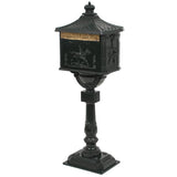 Staande Brievenbus Vintage Stijl Roestbestendig Aluminium
