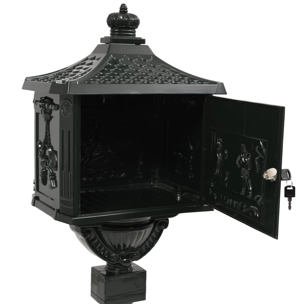 Staande Brievenbus Vintage Stijl Roestbestendig Aluminium