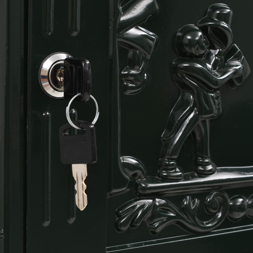 Staande Brievenbus Vintage Stijl Roestbestendig Aluminium