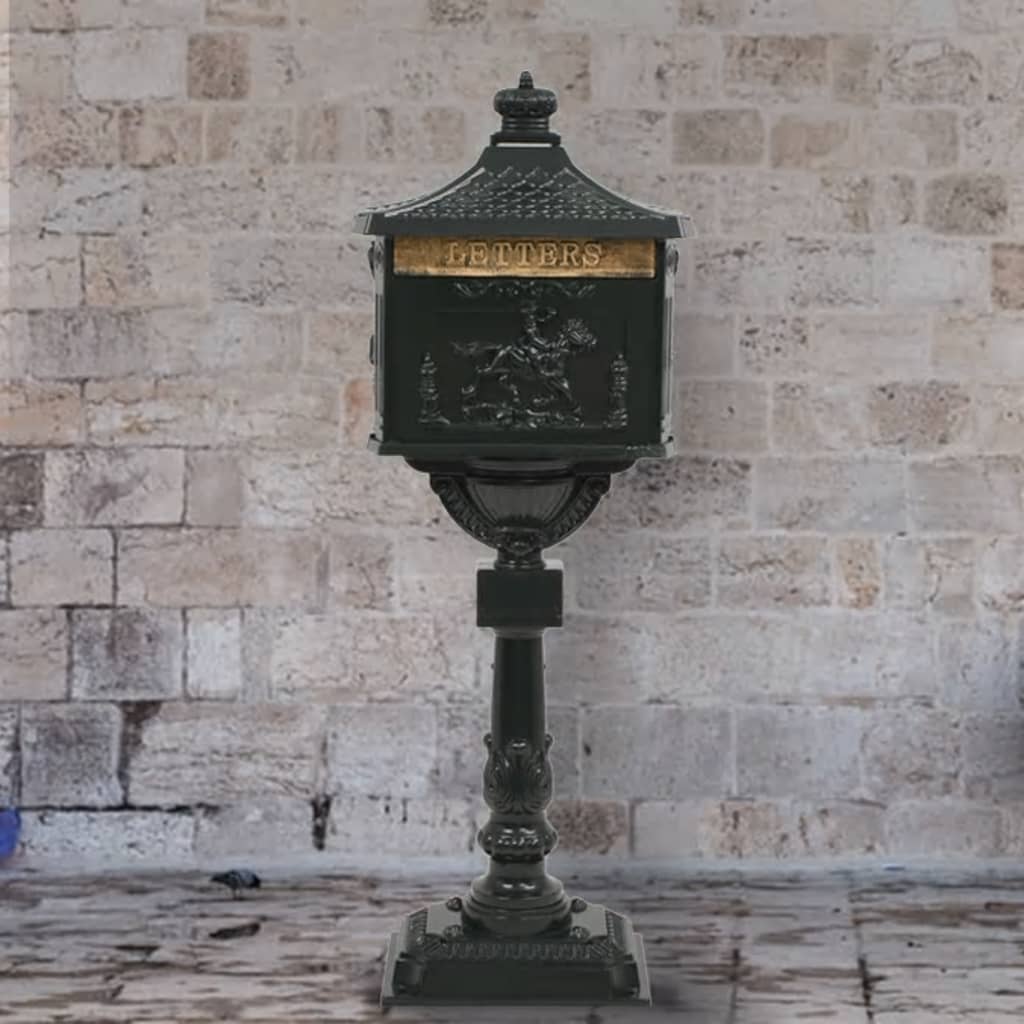 Staande Brievenbus Vintage Stijl Roestbestendig Aluminium