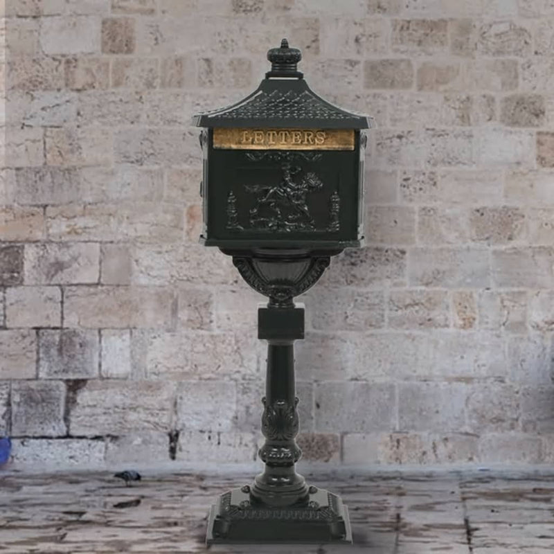 Staande Brievenbus Vintage Stijl Roestbestendig Aluminium