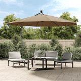Zweefparasol Met Led En Stalen Paal