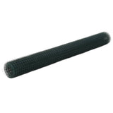 Kippengaas 25X0,5 M Staal Met Pvc Coating Groen