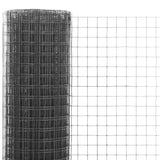 Kippengaas 10X1,5 M Staal Met Pvc Coating Grijs