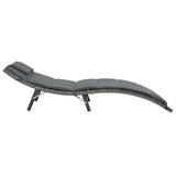 3-Delige Loungeset Inklapbaar Poly Rattan