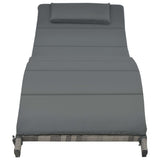 3-Delige Loungeset Inklapbaar Poly Rattan
