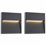 Buitenwandlamp Led Gegoten Aluminium Zwart