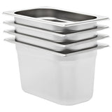 Gastronormbakken 12 St Gn 1/4 20 Mm Roestvrij Staal