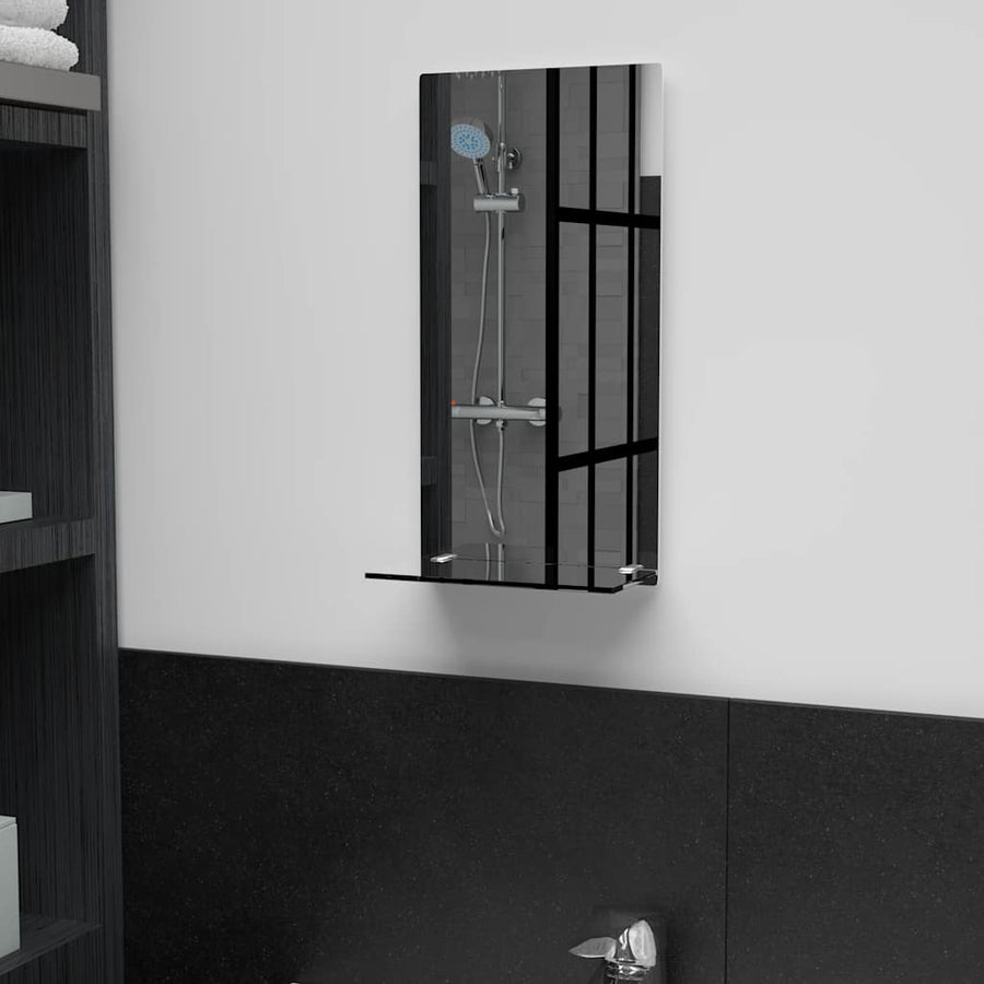 Wandspiegel Met Schap Gehard Glas