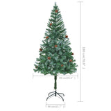 Kunstkerstboom Met Dennenappels 180 Cm Groen