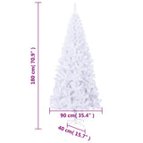 Kunstkerstboom Met Standaard 180 Cm 620 Takken Wit