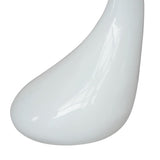 Salontafel Met Rond Glazen Tafelblad Hoogglans