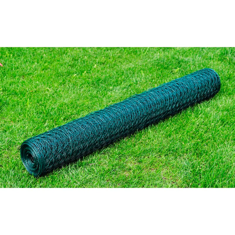 Kippengaas 25X0,75 M Staal Met Pvc-Coating