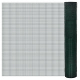 Kippengaas 25X0,5 M Staal Met Pvc Coating Groen