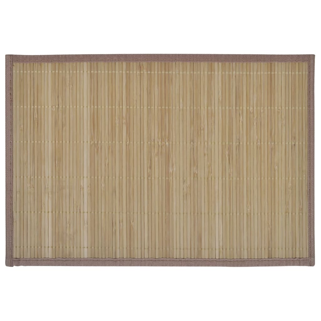 6 St Placemats 30X45 Cm Bamboe