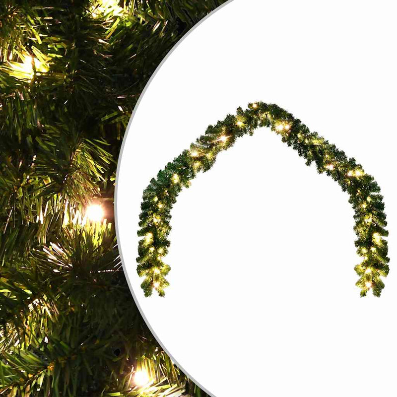 Kerstslinger Met Led-Lampjes Wit