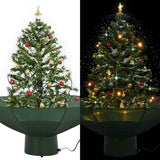Kerstboom Sneeuwend Met Paraplubasis 170 Cm Groen