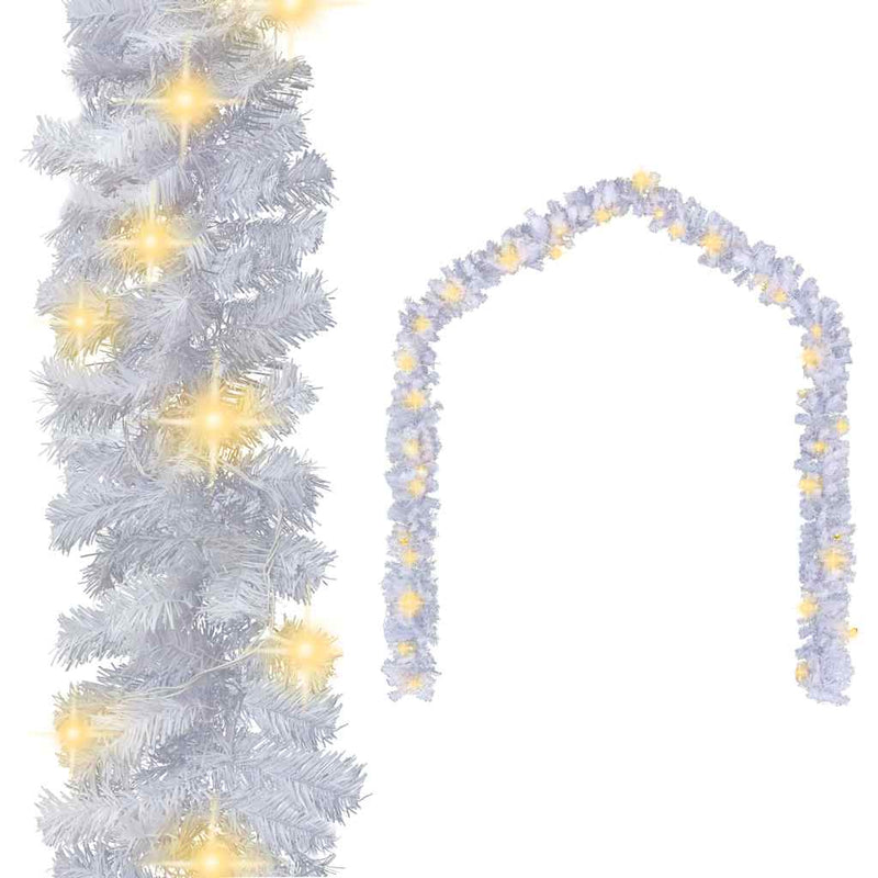 Kerstslinger Met Led-Lampjes Wit