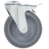 Zwenkwielen Met Boutgaten 125 Mm