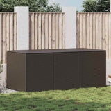 Tuinbox Met Wielen 190 L Poly Rattan