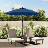 Parasol Met Led-Verlichting En Stalen Paal 300 Cm