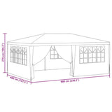 Partytent Met Zijwanden Professioneel 90 G/M²