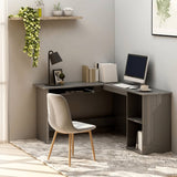 Hoekbureau 120X140X75 Cm Bewerkt Hout Eikenkleurig