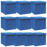 Opbergboxen Met Deksel 32X32X32 Cm Stof Zwart
