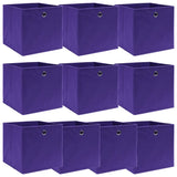 Opbergboxen Met Deksel 32X32X32 Cm Stof Zwart