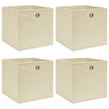 Opbergboxen Met Deksel 32X32X32 Cm Stof Zwart