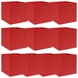Opbergboxen Met Deksel 32X32X32 Cm Stof Zwart