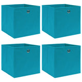 Opbergboxen Met Deksel 32X32X32 Cm Stof Zwart