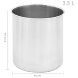 Sausdispenser 2X3,5 L Roestvrij Staal