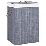 Wasmand Met 2 Vakken 100 L Bamboe