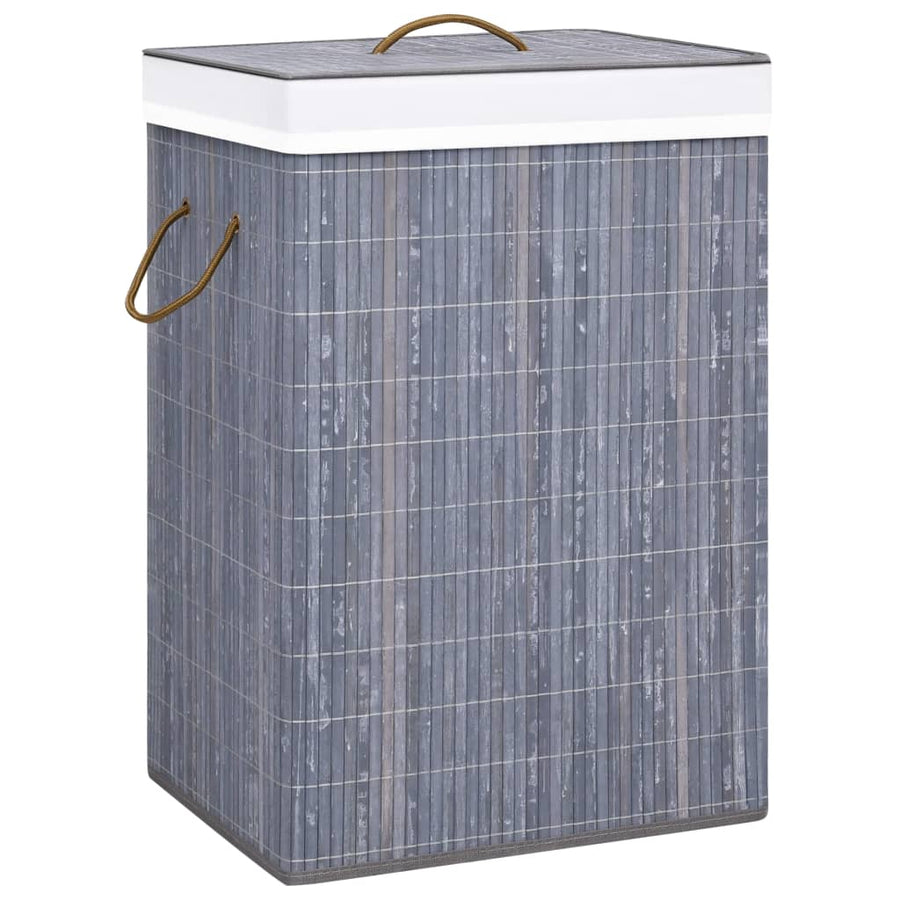 Wasmand Met 2 Vakken 100 L Bamboe