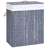 Wasmand Met 2 Vakken 100 L Bamboe
