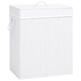 Wasmand Met 2 Vakken 100 L Bamboe