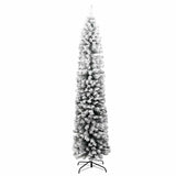 Kunstkerstboom Met Sneeuw Smal Pvc