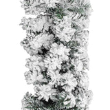 Kerstslinger Met Sneeuw Pvc Groen