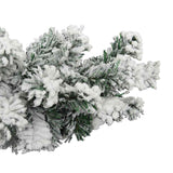 Kerstslinger Met Sneeuw Pvc Groen