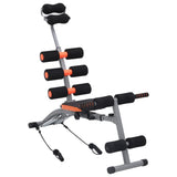 Buikspiertrainer L-Vormig Met Elastische Koorden Terracotta